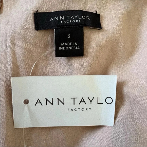 NWT Ann Taylor Pink Floral Dress Womens Size 2 (1543)‎ - Picture 3 of 4